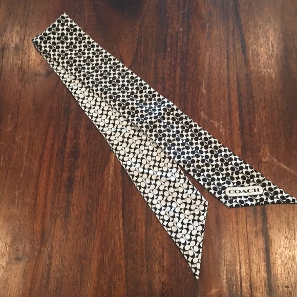 Coach Accessories - Coach Bag tie/scarf/Hair tie  (100% silk)